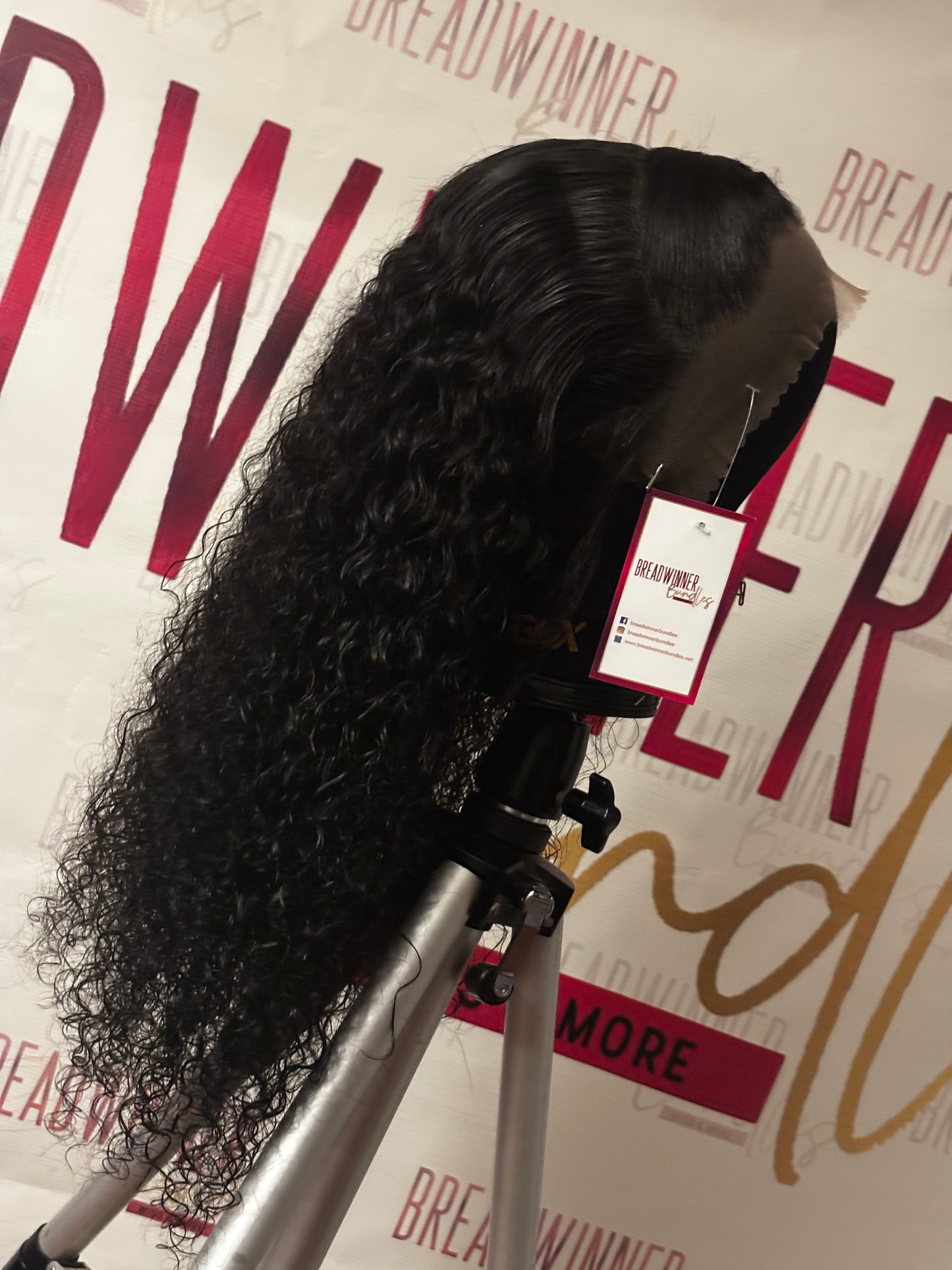 24” 13x6 Jerry Curl Frontal Wig